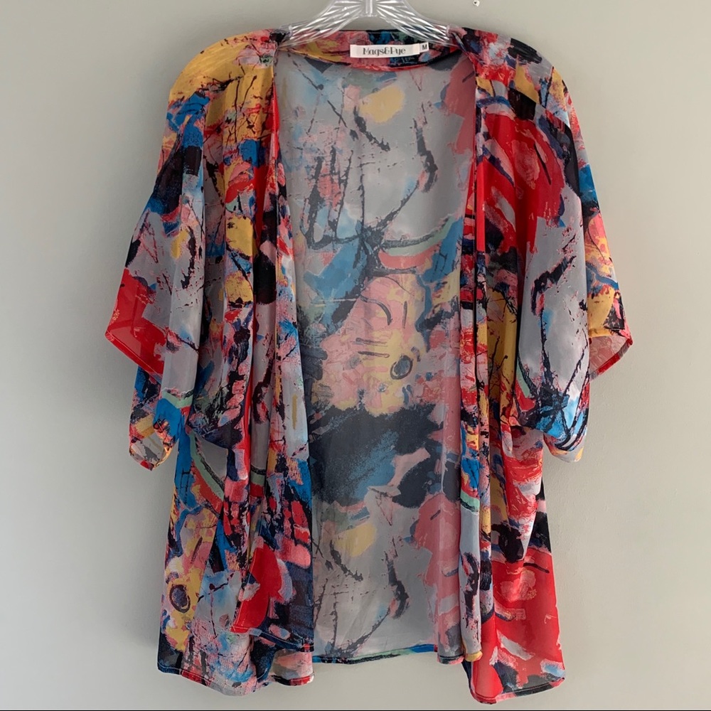 Boho Multicolored Kimono